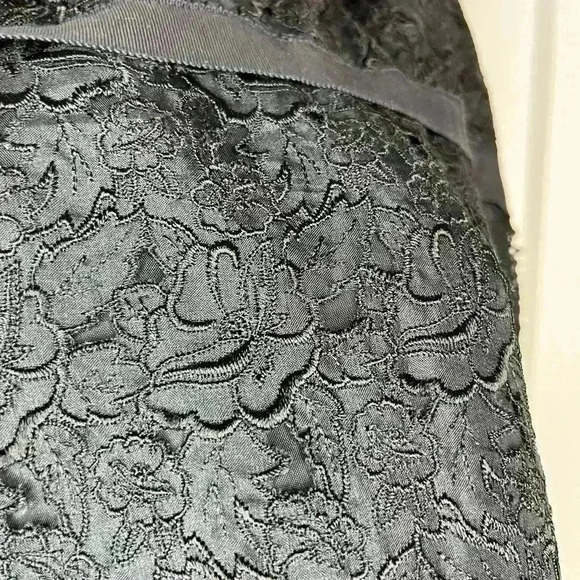 Women’s Silk, Lacey Nicole Miller Black Dress Size  8 - Picture 7 of 16